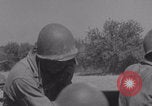 Image of Free French fire 105 mm Howitzer Motor Carriage M7 Luce France, 1944, second 16 stock footage video 65675079388
