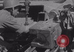 Image of Free French fire 105 mm Howitzer Motor Carriage M7 Luce France, 1944, second 25 stock footage video 65675079388
