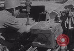 Image of Free French fire 105 mm Howitzer Motor Carriage M7 Luce France, 1944, second 26 stock footage video 65675079388