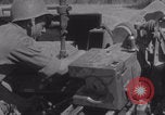 Image of Free French fire 105 mm Howitzer Motor Carriage M7 Luce France, 1944, second 27 stock footage video 65675079388