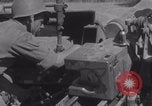 Image of Free French fire 105 mm Howitzer Motor Carriage M7 Luce France, 1944, second 30 stock footage video 65675079388