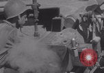 Image of Free French fire 105 mm Howitzer Motor Carriage M7 Luce France, 1944, second 39 stock footage video 65675079388