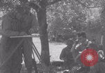 Image of Free French fire 105 mm Howitzer Motor Carriage M7 Luce France, 1944, second 51 stock footage video 65675079388