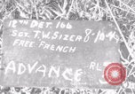 Image of Free French 2nd Armored Division fire M7s Luce France, 1944, second 1 stock footage video 65675079389