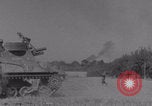 Image of Free French 2nd Armored Division fire M7s Luce France, 1944, second 4 stock footage video 65675079389