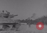 Image of Free French 2nd Armored Division fire M7s Luce France, 1944, second 7 stock footage video 65675079389