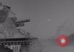 Image of Free French 2nd Armored Division fire M7s Luce France, 1944, second 8 stock footage video 65675079389