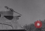 Image of Free French 2nd Armored Division fire M7s Luce France, 1944, second 11 stock footage video 65675079389