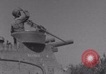 Image of Free French 2nd Armored Division fire M7s Luce France, 1944, second 20 stock footage video 65675079389