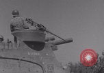 Image of Free French 2nd Armored Division fire M7s Luce France, 1944, second 22 stock footage video 65675079389