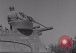 Image of Free French 2nd Armored Division fire M7s Luce France, 1944, second 23 stock footage video 65675079389