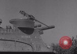 Image of Free French 2nd Armored Division fire M7s Luce France, 1944, second 29 stock footage video 65675079389