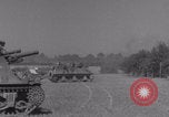 Image of Free French 2nd Armored Division fire M7s Luce France, 1944, second 31 stock footage video 65675079389