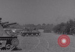 Image of Free French 2nd Armored Division fire M7s Luce France, 1944, second 34 stock footage video 65675079389