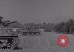 Image of Free French 2nd Armored Division fire M7s Luce France, 1944, second 36 stock footage video 65675079389