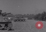 Image of Free French 2nd Armored Division fire M7s Luce France, 1944, second 37 stock footage video 65675079389