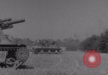 Image of Free French 2nd Armored Division fire M7s Luce France, 1944, second 40 stock footage video 65675079389