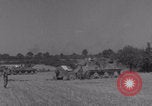 Image of Free French 2nd Armored Division fire M7s Luce France, 1944, second 49 stock footage video 65675079389