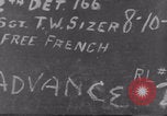 Standbild Free French 2nd Armored Division Ballon Frankreich Ballon Frankreich, 1944, aus Sekunde 1 historischem Filmmaterial Videoclip 65675079392