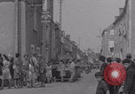 Image of Civilians welcome Free French troops WW2 Luce France, 1944, second 13 stock footage video 65675079393
