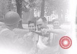 Image of Civilians welcome Free French troops WW2 Luce France, 1944, second 15 stock footage video 65675079393