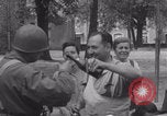 Image of Civilians welcome Free French troops WW2 Luce France, 1944, second 16 stock footage video 65675079393
