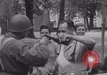 Image of Civilians welcome Free French troops WW2 Luce France, 1944, second 17 stock footage video 65675079393
