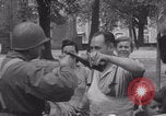 Image of Civilians welcome Free French troops WW2 Luce France, 1944, second 18 stock footage video 65675079393