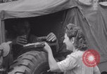 Image of Civilians welcome Free French troops WW2 Luce France, 1944, second 21 stock footage video 65675079393