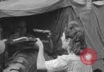 Image of Civilians welcome Free French troops WW2 Luce France, 1944, second 24 stock footage video 65675079393