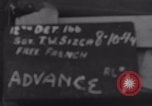 Image of Civilians welcome Free French troops WW2 Luce France, 1944, second 27 stock footage video 65675079393