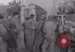 Image of Civilians welcome Free French troops WW2 Luce France, 1944, second 32 stock footage video 65675079393