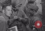 Image of Civilians welcome Free French troops WW2 Luce France, 1944, second 36 stock footage video 65675079393