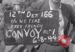 Image of Free French 2nd Armored Division convoy Ducey Ducey France, 1944, second 6 stock footage video 65675079397