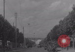 Image of Sherman tanks fire in Antony France Antony France, 1944, second 10 stock footage video 65675079400