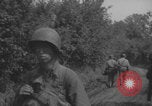 Image of United States soldiers advance Normandy WW2 Normandy France, 1944, second 32 stock footage video 65675079409