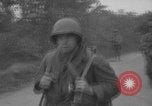 Image of United States soldiers advance Normandy WW2 Normandy France, 1944, second 35 stock footage video 65675079409