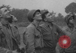 Image of United States soldiers watch sky in Normandy WW2 Normandy France, 1944, second 18 stock footage video 65675079410