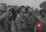 Image of United States soldiers watch sky in Normandy WW2 Normandy France, 1944, second 19 stock footage video 65675079410