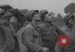 Image of United States soldiers watch sky in Normandy WW2 Normandy France, 1944, second 20 stock footage video 65675079410