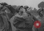 Image of United States soldiers watch sky in Normandy WW2 Normandy France, 1944, second 21 stock footage video 65675079410