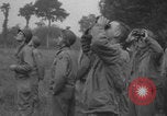 Image of United States soldiers watch sky in Normandy WW2 Normandy France, 1944, second 26 stock footage video 65675079410