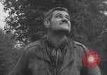 Image of United States soldiers watch sky in Normandy WW2 Normandy France, 1944, second 39 stock footage video 65675079410