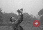 Image of United States soldiers watch sky in Normandy WW2 Normandy France, 1944, second 47 stock footage video 65675079410