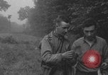 Image of United States soldiers watch sky in Normandy WW2 Normandy France, 1944, second 60 stock footage video 65675079410
