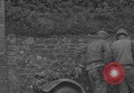 Image of ruined Notre-Dame de Cenilly and Periers WW2 Normandy France, 1944, second 14 stock footage video 65675079416