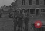 Image of ruined Notre-Dame de Cenilly and Periers WW2 Normandy France, 1944, second 20 stock footage video 65675079416
