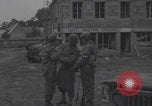 Image of ruined Notre-Dame de Cenilly and Periers WW2 Normandy France, 1944, second 21 stock footage video 65675079416
