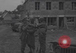 Image of ruined Notre-Dame de Cenilly and Periers WW2 Normandy France, 1944, second 22 stock footage video 65675079416