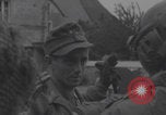 Image of ruined Notre-Dame de Cenilly and Periers WW2 Normandy France, 1944, second 26 stock footage video 65675079416